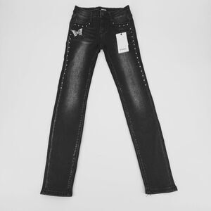 Hudson Kids Stud Ankle Skinny Jeans Size 8 NWT